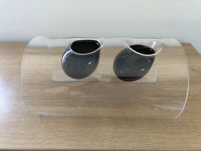 Centre Table Verre H15 Taupe