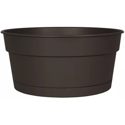 Coupe Plastique Jade D25 H12 Ardoise + Soucoupe