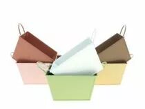 Coupe Zinc Carr&eacute;e 15,5x15 H8 Assortie