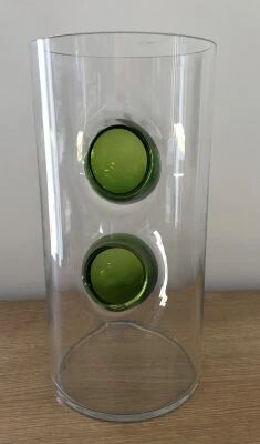 Cylindre Verre D15,5 H35 Vert