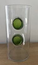 Cylindre Verre D15,5 H35 Vert