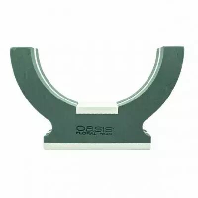 Demi Couronne Oasis 50cm Vert pour Urne 