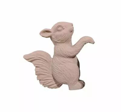Ecureuil C�ramique 10x4 H9 Marron