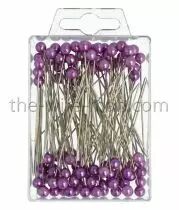 Epingle Tête Perle 6mm Lilas ( x 100 )