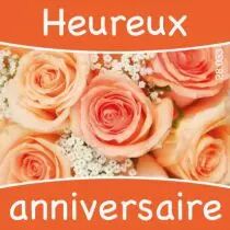 Etiquette de voeux \ Heureux Anniversaire\ 