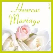 Etiquette de Voeux \ Heureux Mariage\ 