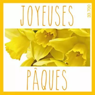 Etiquette de Voeux \ Joyeuses P�ques\ 