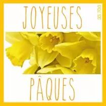 Etiquette de Voeux \ Joyeuses Pâques\ 