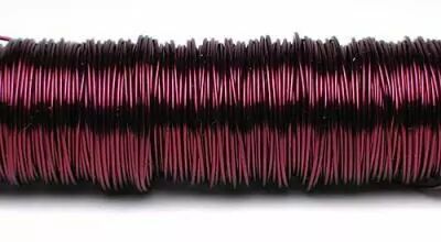 133003-Fil deco laque 0.50mm-Bordeaux