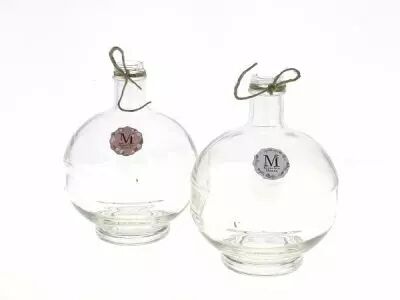 Flacon Verre \ Bonne F�te Maman\  D3 H12 ass