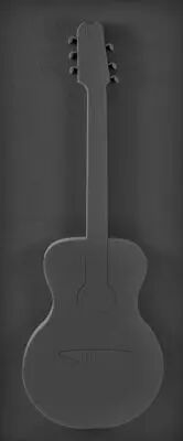 Guitare Eychenne All Black 100x40 Noir