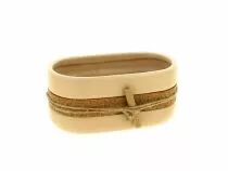 Jardinière Céramique 13x7 H6 Crème