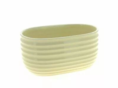 Jardini�re C�ramique 25x14,5 H12,5 Cr�me
