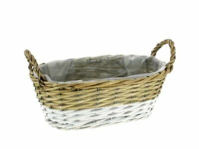 Jardini�re Osier 25x14 H10 Bicolore