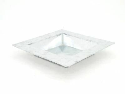 Jardini�re Zinc Carr�e 17x17 H4,5 Naturel