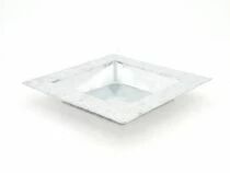 Jardini&egrave;re Zinc Carr&eacute;e 17x17 H4,5 Naturel