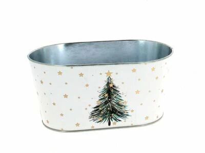 Jardini�re Zinc Sapin 19x11 H9