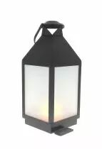 Lanterne Zinc LED 19x19 H48 Noir