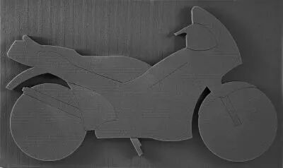 Moto Eychenne All Black 100x60 Noir