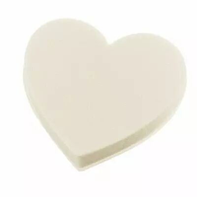 Mousse Coeur D18 Ivoire