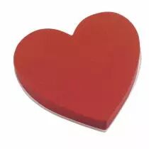 Mousse Coeur D18 Rouge