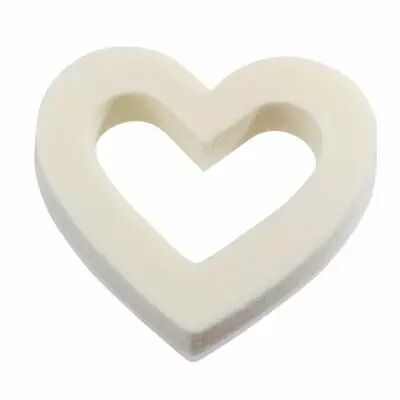 Mousse Coeur Ouvert D18 Ivoire