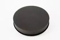 Mousse Coussin Rond Eychenne All Black 22 cm Noire x 2