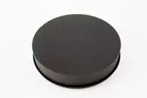 Mousse Coussin Rond Eychenne All Black 28 cm Noire x 2