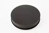 Mousse Coussin Rond Eychenne All Black 38 cm Noire x 2