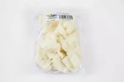 Mousse Mini-Coeurs 5x2 Ivoire