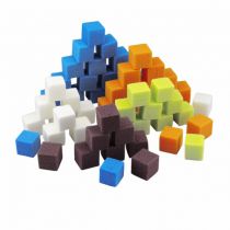 Mousse Mini-Cubes 2cm Arlequin