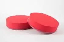 Mousse Tarte Rainbow Foam D20cm Rouge + Base ( x 2 )