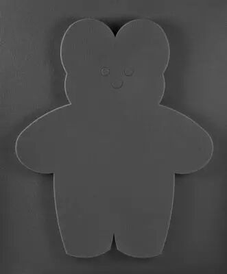Ourson Eychenne All Black 60x40 Noir