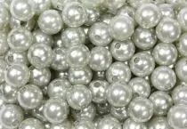 Perles 10mm Argent x 115