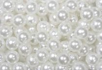 Perles 10mm Blanc