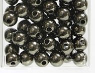 Perles Metallic 10mm Anthracite