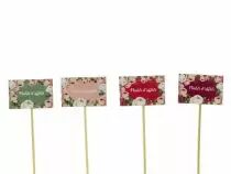 Pic Bois \ Plaisir d\'offrir\  7,5x4,5 H25 ass ( x 12 )