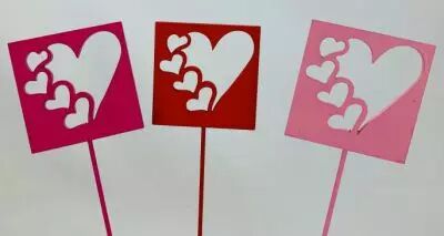 Pic Bois Coeur 6x6 H31 ass ( x 12 )
