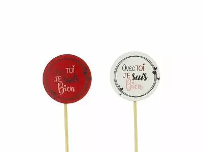 Pic Bois Saint Valentin D6 H26 ass ( x 12 )