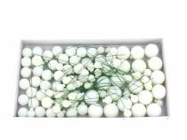 Pic Boule 2/3/4 cm Blanc ( x 100 )