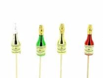 Pic Bouteille Champagne 2,5x6,5 H26 ass ( x 12 )