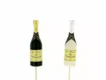 Pic Bouteille Champagne 7cm H30 ass ( x 12 )