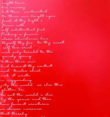 Poche � Rose Dedication 16x100 Rouge