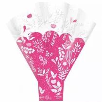 Poche Bouquet Aurore 50x44x12 Fushia ( x 50 )