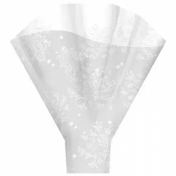 Poche Bouquet Ballad 50x56x15 Blanc x 50