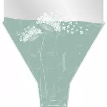 Poche Bouquets Flower Wishes 50x44x12 Vert x 50