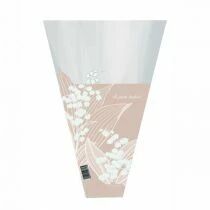 Poche Muguet Gaiet&eacute; 45x27x8,5 Beige ( x 50 )