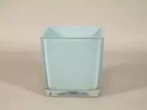 Pot SQUARE CUBE Bleu ciel