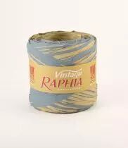 Raphia Vintage 200m Bleu/Gris