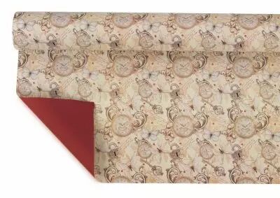 Rouleau Bulle Boh�me 0,80x40m Rouge Brique